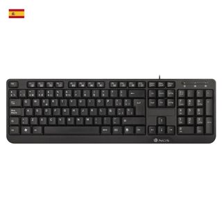 Ngs Funkyv3, Qwerty, Es Clavier Maison Usb Espagnole Noir