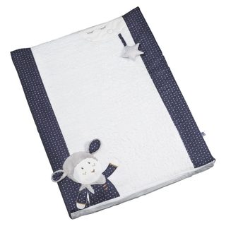 Matelas À Langer Sauthon Matelas Petit Modèle 52 X 68 X 6 Cm Bleu Coton