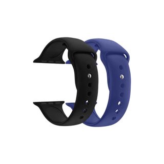 Pack De 2 Bracelets Pour Apple Watch 38-40-41m Bleu Bigben Connected