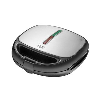 Appareil À Sandwich Adler Europe Ad 3040 Multifonction Noir Et Gris