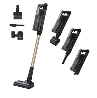 Hoover Hf310p 011 Aspirapolvere Elettrica Batteria Secco Hepa Senza Sacchetto 0,7 L 400 W Nero, Metallico 2,5 Ah