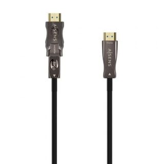 Cable Hdmi 2.1 Aoc 8k Desmontable Aisens A153-0645/ Hdmi Macho / D Macho - Hdmi Macho/ 20m/ Negro