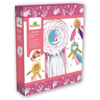 Attrape-rêves Lovely Box Sycomore Bambou Turquoise 20x30x5 Cm Sycomore