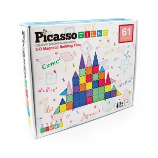 Kit Construction Tactic Picassotiles 61 Pièces Multicolore