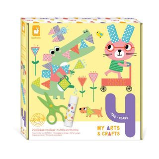 Janod Kit Créatif - Découpage Et Collage - Loisirs Créatifs Dès 4 Ans