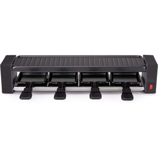 Appareil À Raclette 4 Personnes 800w Polyvalent Grill + Raclette Revêtement Anti-adhé
