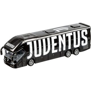 Bus Rétrofriction Juventus 1:43 Mondo Motors Noir Et Blanc Pull-back