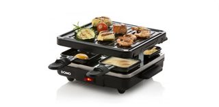 Appareil A Raclette - Do9147g - Jusqu'a 4 Personnes - Revetement Antiadhésif - 600w