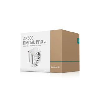 Deepcool Ak500 Digital Pro Wh Processeur Refroidisseur D Air 12 Cm Blanc