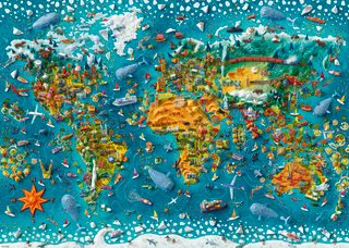 Heye Puzzle Miniature World 2000 Pièces Puzzle Cartoon