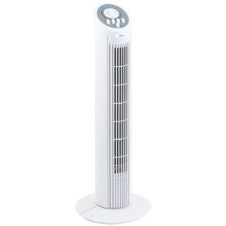 Dakota - Ventilateur Colonne H74cm 50w Blanc Oscillant