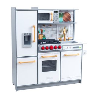 Cuisine Enfant Kidkraft Uptown Elite White 98x35x102 Cm Multicolor Bois