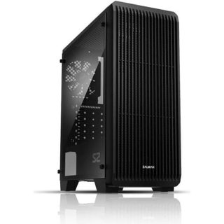 Zalman Boitier Pc S2 - Moyen Tour - Porte Latérale Transparent - Format Atx (s2bk)