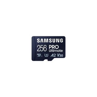 Carte Mémoire Micro Sd Samsung Pro Ultimate Uhs I 256 Go Bleu Et Blanc