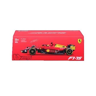 Véhicule Avec Figurine Bburago Ferrari F1 Pilote Alonso Avec Casque