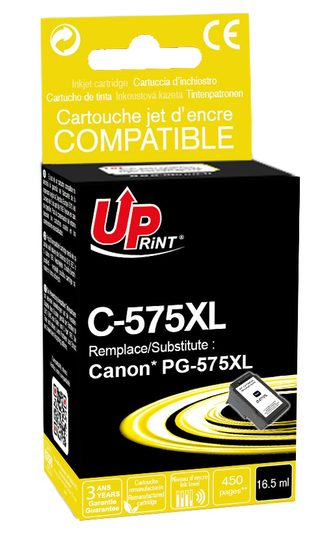 Cartouche Encre Uprint Compatible Canon Pg-575xl Noir