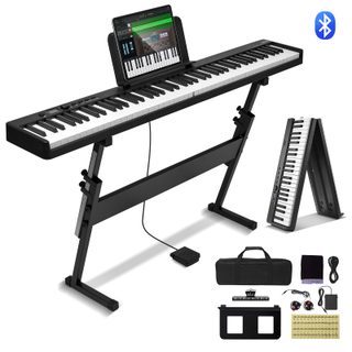 Vevor Clavier Piano Pliable 88 Touches, Bluetooth/midi, Portable, Touches Sensibles, Rechargeable.