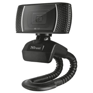 Webcam HD avec microphone intégré Noir TRUST