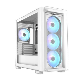 Boîtier Mini Tour Asus A23 Plus 380 Mm 165 Mm Blanc Verre Trempé
