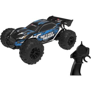 Voiture Radiocommandée - 4speed - Nitro Rush - Echelle 1/18 - 2,4 Ghz - Tout-terrain - Batterie Rechargeable - 10 Km/h -