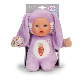 Peluche Lapin Marionnette Baby Born Funny Bunny 26 Cm Tissu Multicolore