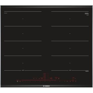 Bosch Pxx675dc1e Plaque Noir, Acier Inoxydable Intégré Plaque Avec Zone À Induction 4 Zone(s)