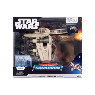 Véhicule Arc-170 Micro Galaxy Deluxe Plastique Gris Foncé/noir 20 Cm Star Wars