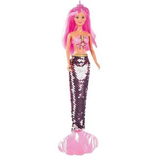 Simba - Steffi Love Sirene Sequins - Poupée Mannequin 29cm - Paillettes Réversibles