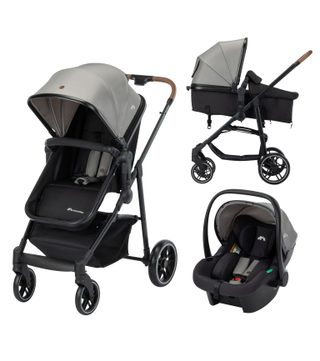 Poussette 3 En 1 I-size Avec Assise Convertible En Nacelle Et Cosi, Haze
