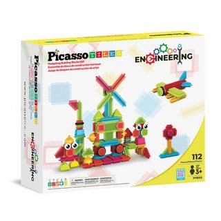 Set Construction 3d Picassotiles 112 Pièces Multicolore Plastique