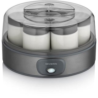 Machine À Yaourts Séverin Jg3510 7 Pots Verre 150 Ml Sans Bpa Inox Foncé 13 W