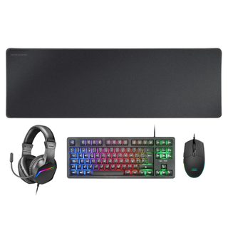 Mars Gaming Mcp-rgb3 Clavier Souris Incluse Usb Qwerty Espagnole Noir