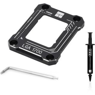 Lga1700 Bending Corrector Frame Cadre De Renfort Cpu Noir Pour Socket Intel Lga1700 Anti-déformation