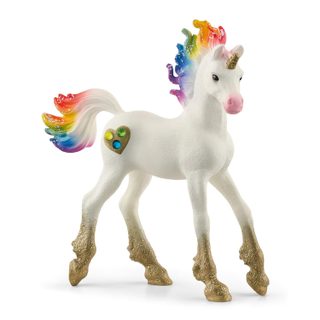 Figurine Poulain de Licorne arc-en-ciel SCHLEICH