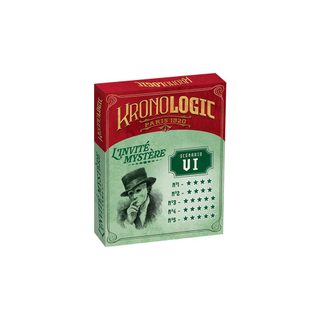 Kronologic Paris 1920 L'invité Mystère Expansion Boîte Rouge/menthe 1,5×8,5×10,5 Cm Origames