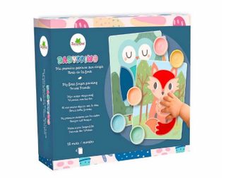 Peinture Aux Doigts Babyssimo Amis De La Forêt Multicolor Autres