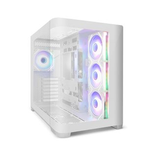 Boîtier Atx Zolyd Krytera Verre Trempé Argb Blanc