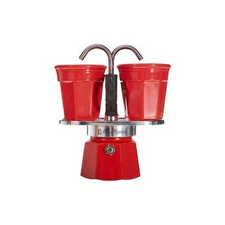 Cafetière Moka Mini Express Aluminium Rouge 2 Tasses Bialetti