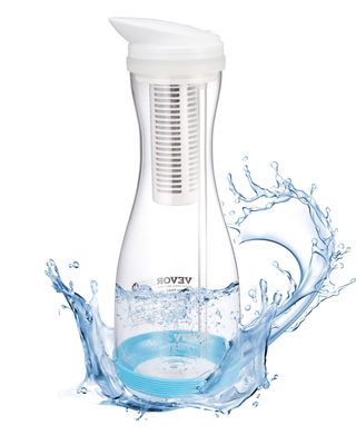 Vevor Carafe Filtrant Pichet En Verre Capacité De Filtre 800 L Sans Bpa Maison