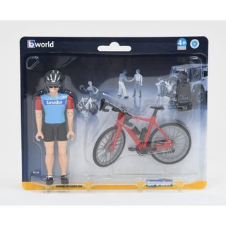 Cycliste + Velo Route Bruder Brr63110