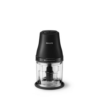 Hachoir Philips Série 3000 Hr1501/00 450 W 1 L Noir Acier Inoxydable