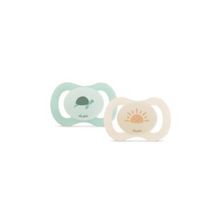 Duo Sucettes Anatomiques - 0/2 Mois - Tortue