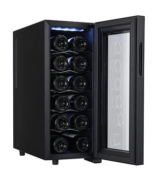 Adler Ad 8083 Refroidisseur À Vin Refroidisseur De Vin Thermoélectrique Pose Libre Noir 12 Bouteille(s)