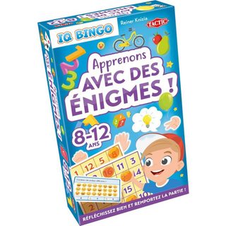 Jeu De Devinettes Iq Bingo Let’s Learn Puzzle Fun Tactic Bleu 2 Joueurs 100 Défis