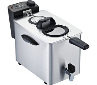 Rgv Fr Type4l Friteuse Unique 4 L Autonome 2500 W Noir, Acier Inoxydable