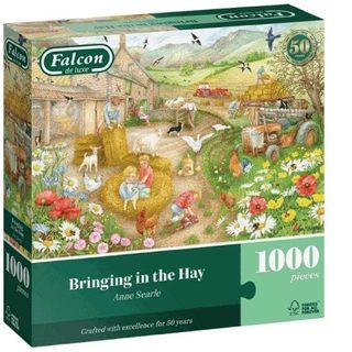 Falcon Puzzle - Bringing In The Hay 1000 Pièces - Jouet Éducatif