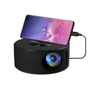 Mini Vidéoprojecteur Portable 100' Partage D'écran Facile Pour Jeux Et Films - Noir - Yonis