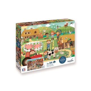 Puzzle Sentosphère Ferme Et Ville De 2 À 24 Pièces