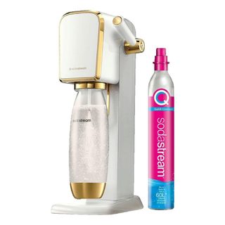 Sodastream Soda Maker Art White Gold Qc Incl 1l Pet Bottle (2270295)