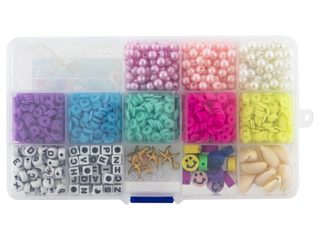 Grafix Coffret Perles Création Bijoux - Méga Assortiment Perles En Boîte